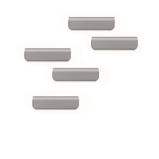  DURABLE Jegyzettartó klip, öntapadó, mágneses, DURABLE &quot;DURAFIX® CLIP&quot;, ezüst irattartó