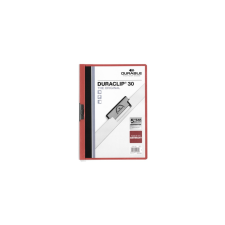DURABLE Klip mappa 30lap Durable Duraclip®, piros mappa