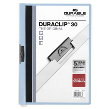 DURABLE Klipmappa DURABLE Duraclip A/4 30 lapig kék mappa