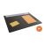 DURABLE Könyökalátét, 650x500 mm, éves naptárral, DURABLE, fekete