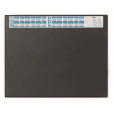 DURABLE Könyökalátét, 65x52 cm, éves kalendárral, DURABLE, áttetsző (DB720401) jegyzettömb