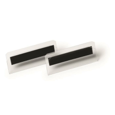 DURABLE Logisztikai zseb, 100x38 mm, fekvő, DURABLE, mágneses, átlátszó információs tábla, állvány