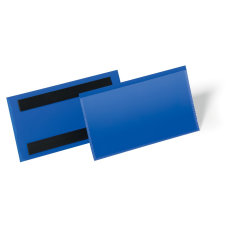 DURABLE Mágneses dokumentum tároló zseb 150x67mm, 50 db/csomag, Durable információs tábla, állvány