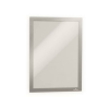 DURABLE Mágneses tasak, A4, öntapadó háttal, DURABLE DURAFRAME®, ezüst (DB487223)
