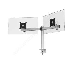 DURABLE Monitortartó konzol 2 monitorhoz, asztali szorítóval (5085-23) monitor kellék