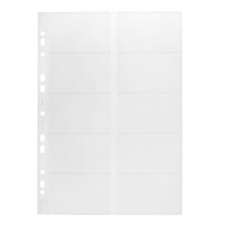 DURABLE Névjegytartó betét, 10 db-os, DURABLE névjegytartó