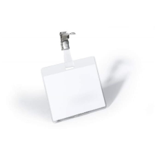 DURABLE Névkitűző, csíptetővel, 60x90mm, DURABLE névkitűző