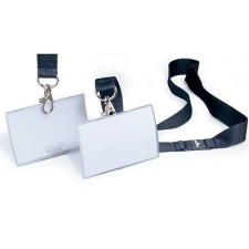 DURABLE Névkitűző Durable Click Fold 54x90 mm textilszalaggal névkitűző