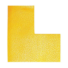 DURABLE Padlójelölő matrica, 100 mm, DURABLE &quot;L&quot;, sárga információs címke
