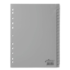 DURABLE Regiszter DURABLE műanyag A/4 1-20 részes szürke regiszter és tartozékai