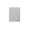 DURABLE Regiszter DURABLE műanyag nyomtatott A/4 1-31 részes szürke