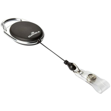 DURABLE rolo rendszer gombbal, fekete - 10 darabos csomagban etikett