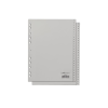 DURABLE Zahlenregister A4 gepr Taben 1-52 PP volldeck. grau (650410)