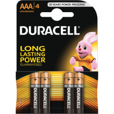  Duracell AAA elem 4db-os ÚJ ceruzaelem