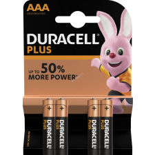 DURACELL elem Plus Power MN2400 LR03 AAA Micro 4db/csom. - Kiárusítás! ceruzaelem