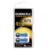 DURACELL hallókészülék elem 75040868 6db/csom.