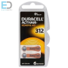 DURACELL hallókészülék elem DA312N6