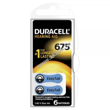 DURACELL hallókészülék elem PR44 6db/csom. speciális elem