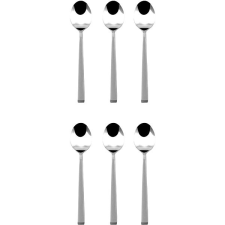 DuraHome KRETA, teához, 6 darab, ezüst tányér és evőeszköz