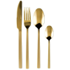 DuraHome Sada příborů PIANO, 24ks, matná, zlatá