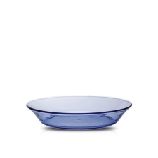 Duralex Lys Marine kék átlátszó üveg, mélytányér, 19,5 cm, 201214 tányér és evőeszköz