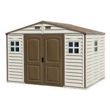 Duramax műanyag szerszámosház WoodSide bézs 7,6 nm kerti tárolás