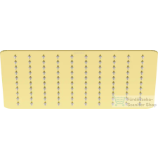 Duravit 30x30 cm-es szögletes fejzuhany, fényes arany hatású UV0660031034 csaptelep