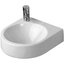 Duravit Architec mosdótál 38x36 cm félkör alakú fehér 0766350000 fürdőkellék