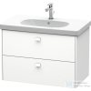 Duravit Brioso 82 cm-es alsó szekrény D-Code mosdóhoz, matt fehér színben BR414601818 ( BR41460 )