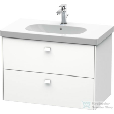 Duravit Brioso 82 cm-es alsó szekrény D-Code mosdóhoz, matt fehér színben BR414601818 ( BR41460 ) fürdőszoba bútor