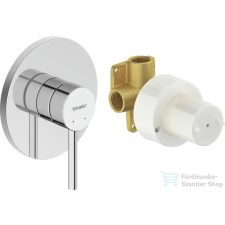 Duravit CIRCLE falsík alatti kád/zuhany csaptelep alaptesttel, króm CE4210007010 csaptelep