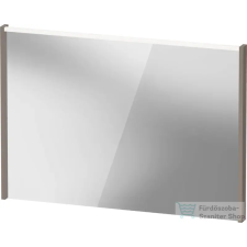 Duravit D-CODE 100x70 cm-es tükör LED világítással, matt bazalt DC7078043430000 fürdőszoba kiegészítő