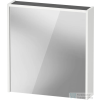 Duravit D-CODE 65x70 cm-es tükrös szekrény világítással, dugaljjal, balos, fényes fehér DC7105L22220000