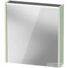 Duravit D-CODE 65x70 cm-es tükrös szekrény világítással, dugaljjal, balos, matt halványzöld DC7105LHHHH0000