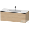 Duravit D-NEO 1210x462 mm-es 1 fiókos alsószekrény 233612,vagy 236112 mosdóhoz,Natural Oak DE426403030