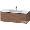 Duravit D-NEO 1210x462 mm-es 1 fiókos alsószekrény 233612,vagy 236112 mosdóhoz,Natural Walnut Decor DE426407979