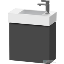 Duravit D-NEO 484x222 mm-es 1 ajtós függesztett szekrény 072450 mosdóhoz,jobbos, Graphite Matt Decor DE4219R4949 fürdőszoba bútor