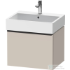 Duravit D-NEO 584x442 mm-es,1 fiókos függesztett szekrény 235060 mosdóhoz,Taupe Matt Decor DE427109191