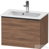 Duravit D-NEO 610x372 mm-es 1 fiókos alsószekrény 234263 mosdóhoz,Natural Walnut Decor DE426807979