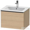 Duravit D-NEO 610x462 mm-es 1 fiókos függesztett szekrény 233663XXX mosdóhoz,Natural Oak DE426103030