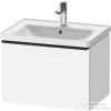 Duravit D-NEO 634 x 452 mm-es 1 fiókós függesztett szekrény 236765XXX mosdóhoz,White Matt Decor DE425401818
