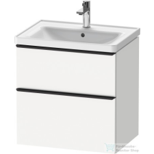 Duravit D-NEO 634x452 mm-es 2 fiókos függesztett szekrény 236765XXX mosdóhoz,White Matt Decor DE435401818 fürdőszoba bútor