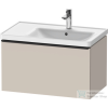 Duravit D-NEO 784x 452 mm-es 1 fiókós függesztett szekrény,Taupe Matt Decor DE425509191