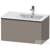Duravit D-NEO 810x462 mm-es 1 fiókos alsószekrény 233683,234583,vagy 234683 mosdóhoz,Basalt Matt Decor DE426204343