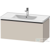 Duravit D-NEO 984x452 mm-es 1 fiókos alsószekrény 236710 mosdóhoz,Taupe Matt Decor DE425609191