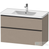 Duravit D-NEO 984x452 mm-es 2 fiókos függesztett szekrény 236710XXX mosdóhoz,Linen Decor DE435607575