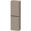 Duravit D-NEO félmagas szekrény, 40x132x24 cm jobbos ajtóval, Linen Decor DE1318R7575