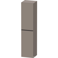 Duravit D-NEO magasszekrény, 40x176x36cm balos ajtóval, Basalt Matt Decor DE1328L4343 fürdőszoba bútor