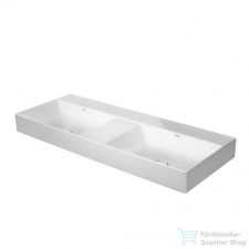 Duravit DURASQUARE 120x47 cm-es bútorral aláépíthető dupla mosdó csaplyuk nélkül,2353120070 szaniter