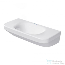 Duravit DURASTYLE 50x22 cm-es kézmosó csaplyuk nélkül,Wondergliss bevonattal,07135000001 szaniter